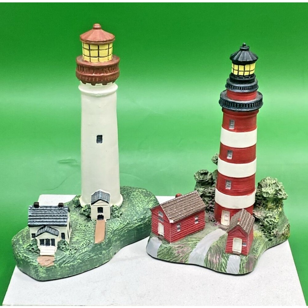 Spoontiques Lighthouses Miniature Figurines Set of 2 009919L and 009084L